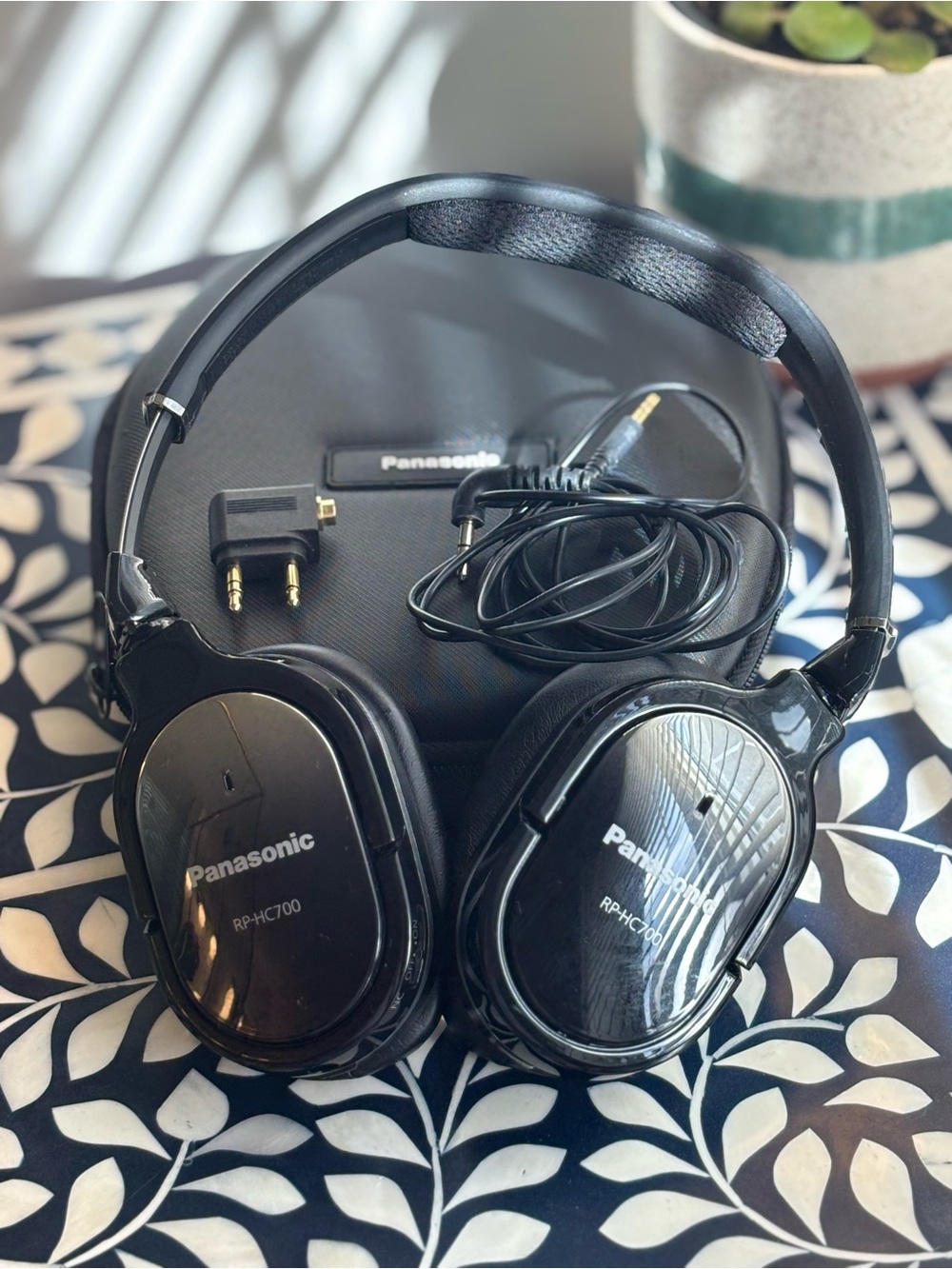 Panasonic RP-HC700 Active Noise Cancelling Over-Ear Headphones Black